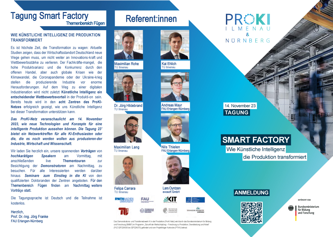 ProKI-Ilmenau und Nürnberg Tagung Smart Factory